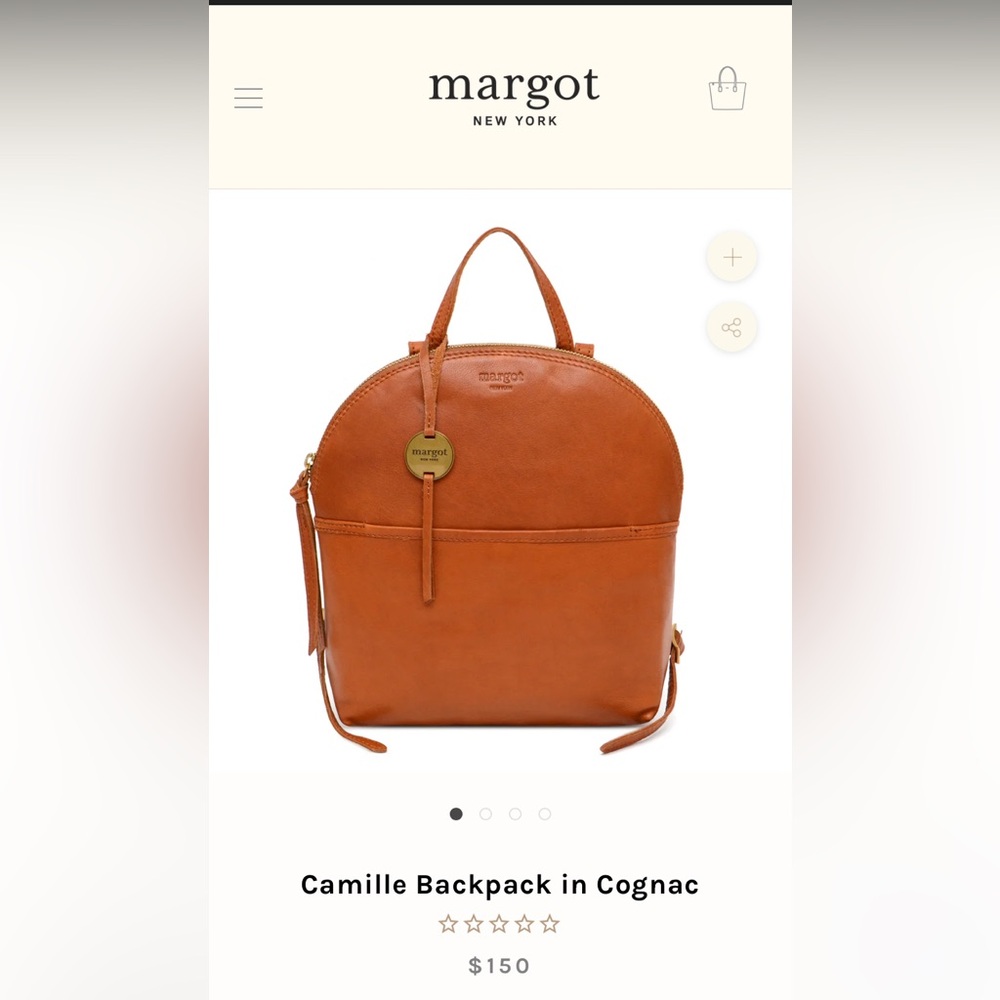 Margot Women's Brown Leather Backpack